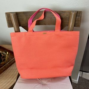 SOLD Eric Javits NWOT Orange & Pink Tote Bag